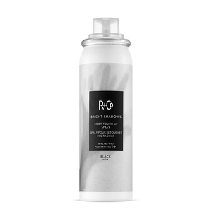 R+Co Bright Shadows Root Touch-Up Spray BLACK 59ml