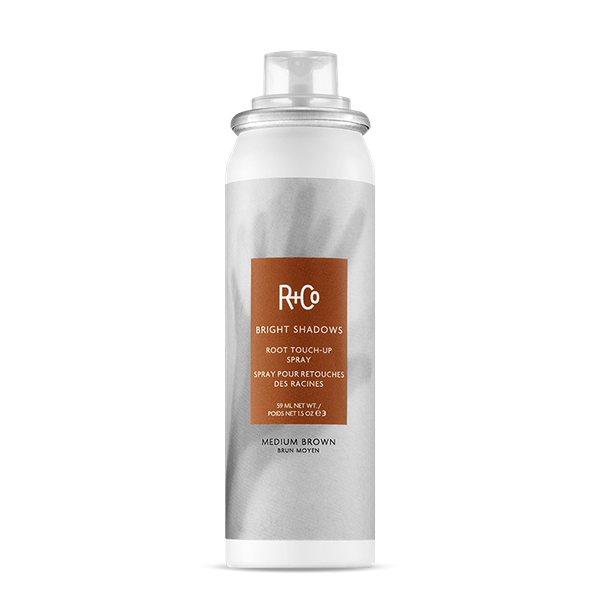R+Co Bright Shadows Root Touch-Up Spray MEDIUM BROWN 59ml